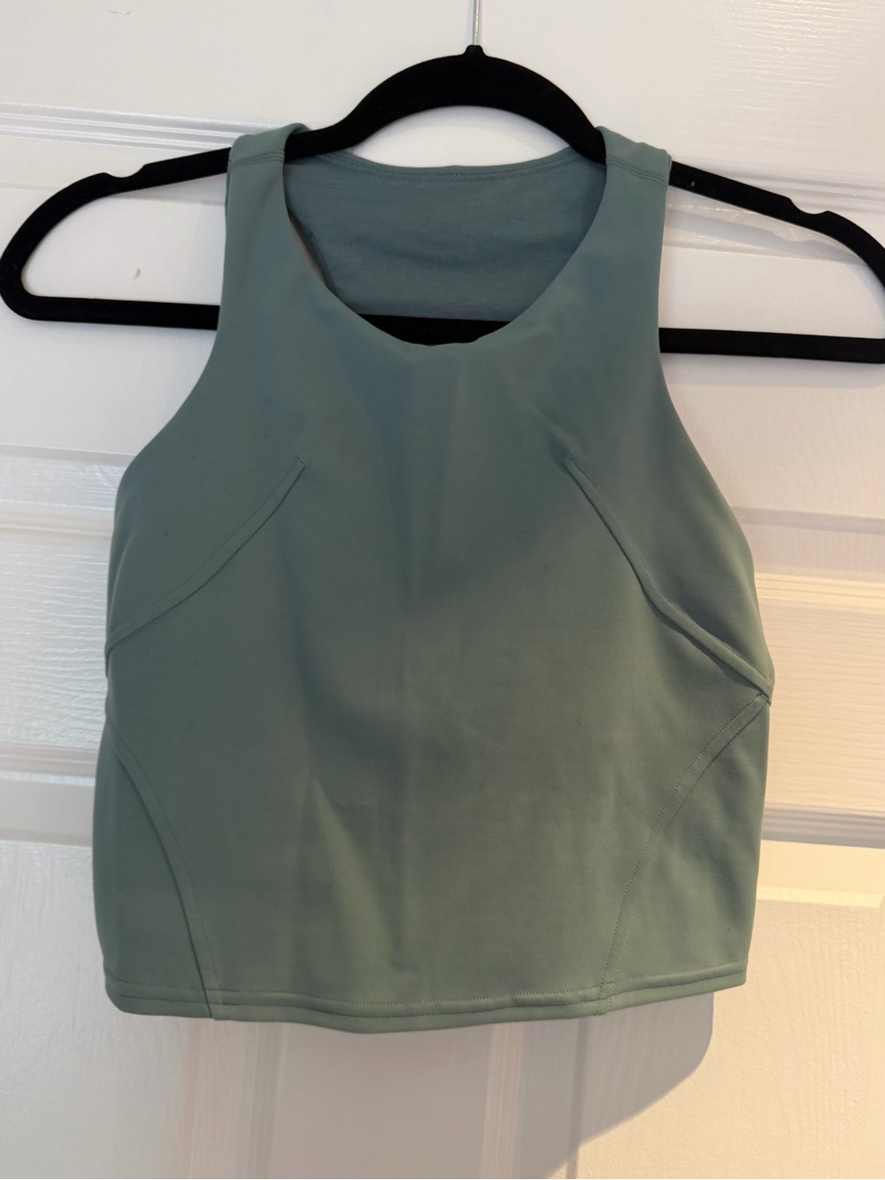 Lululemon Sage Green Crop Tank Top